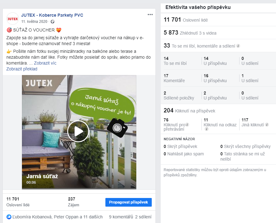 Prodej na facebooku
