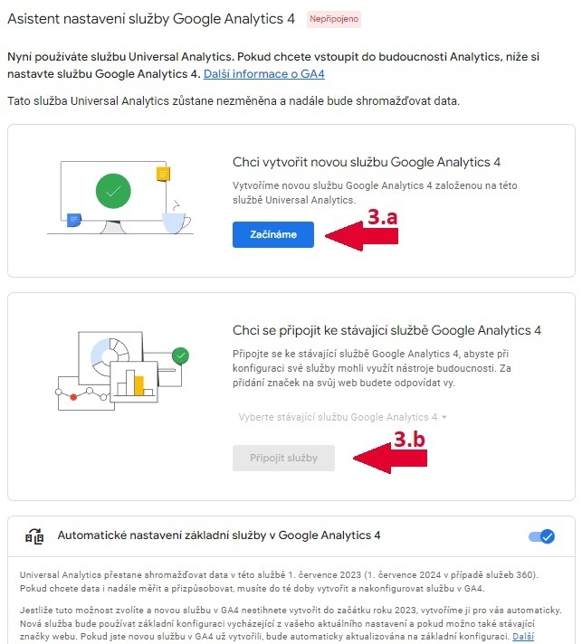 Propojení s GA4