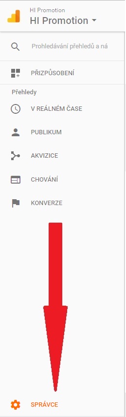 Vybrat správce