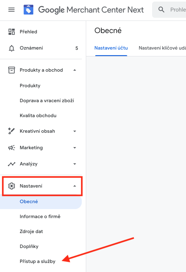 Přihlášení do GMC