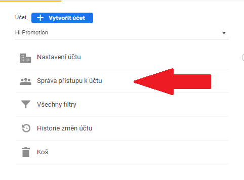 Správa uživatelů